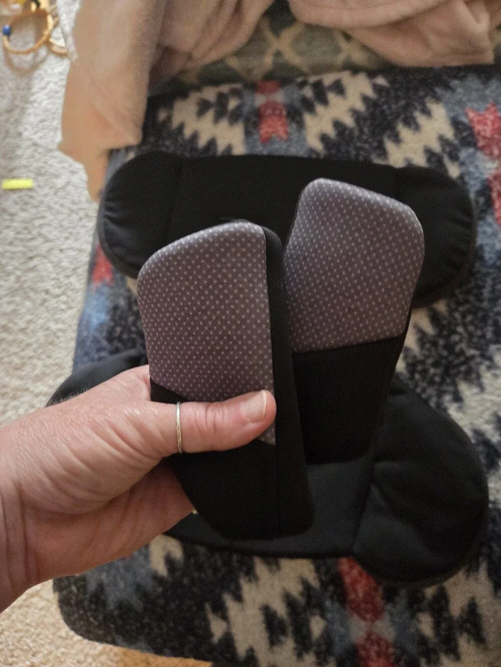 Infant baby car seat pad and strap covers